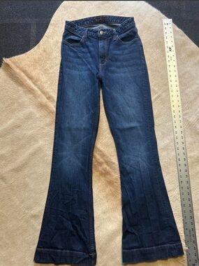 Kimes Ranch Dark Blue Flare Jeans